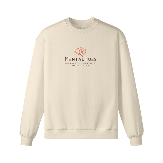 Mental Hues Oversized Sweatshirt Apricot