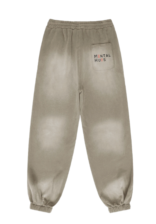 Mental Hues Sun Faded Colored Sweatpants Grullo