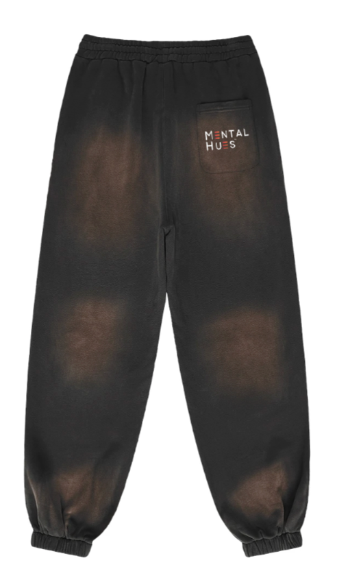 Mental Hues Sun Faded Colored Sweatpants Brown