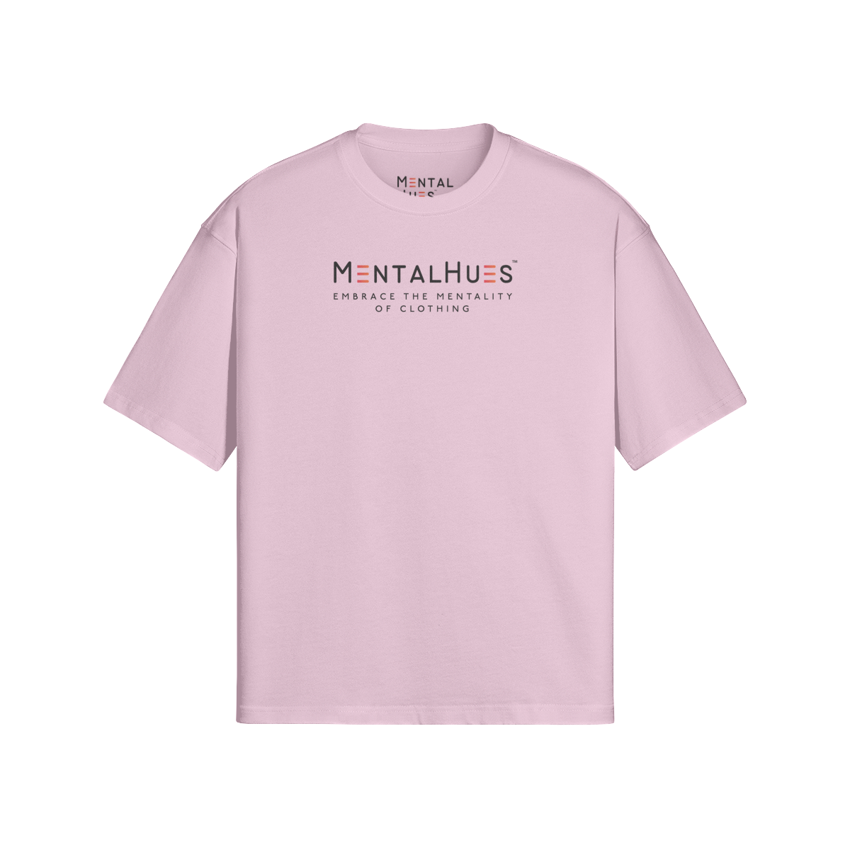 Mental Hues Boxy T-Shirt Piggy Pink