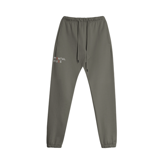 Mental Hues Fleece Lined Sweatpants Charcoal Gray