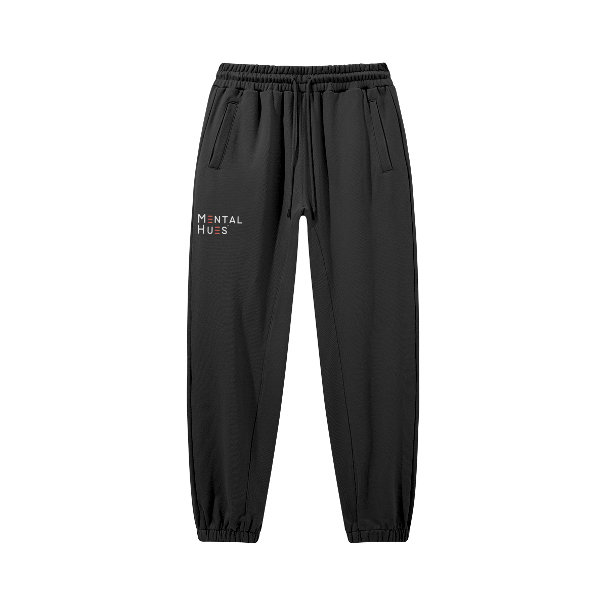 Mental Hues Baggy Sweatpants Black