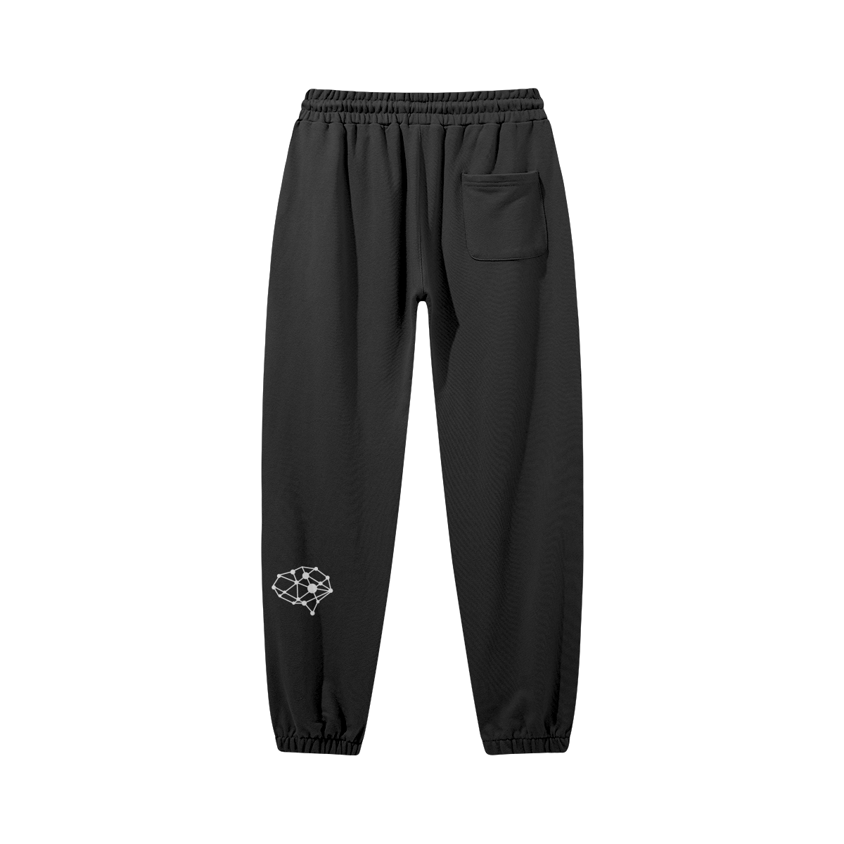 Mental Hues Baggy Sweatpants Black