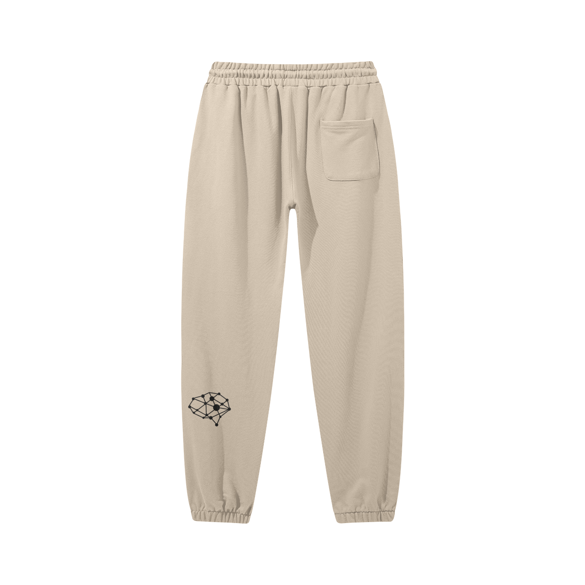 Mental Hues Baggy Sweatpants Dark Vanilla