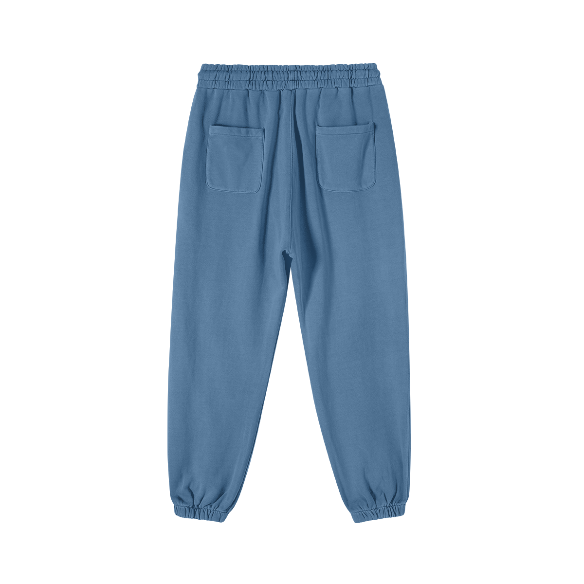 Mental Hues Baggy Tapered Fit Sweatpants Slate Blue