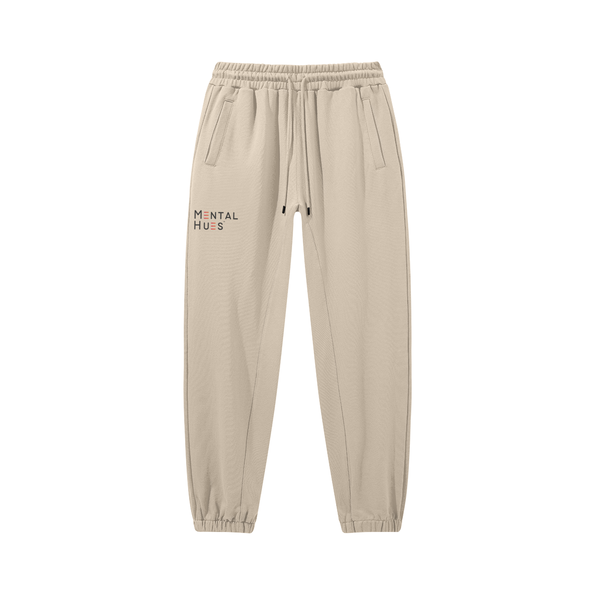 Mental Hues Baggy Sweatpants Dark Vanilla