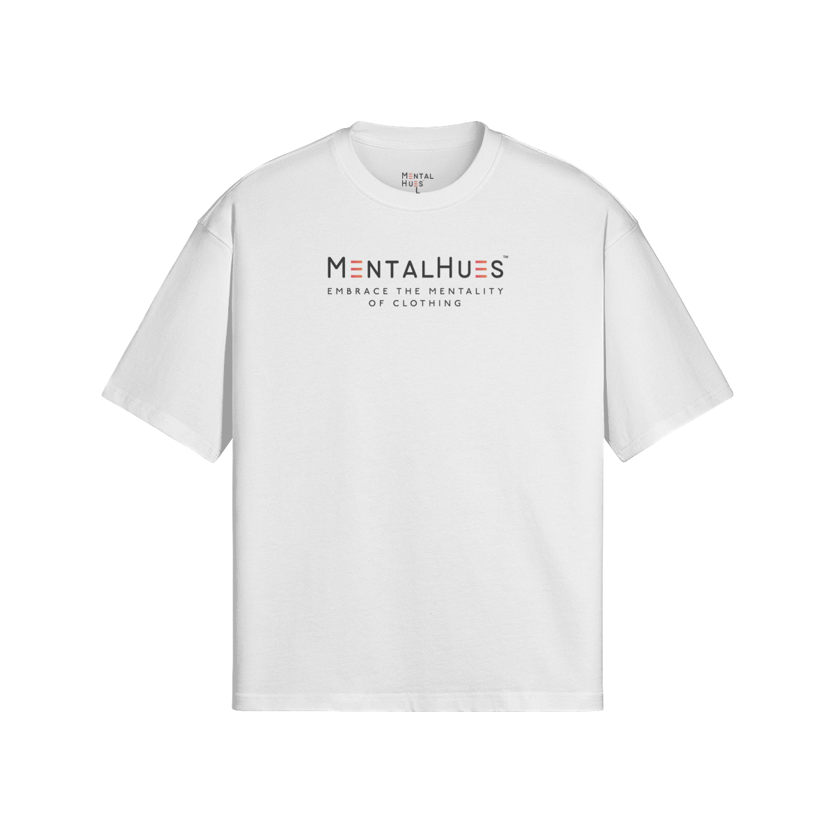 Mental Hues Boxy T-Shirt White