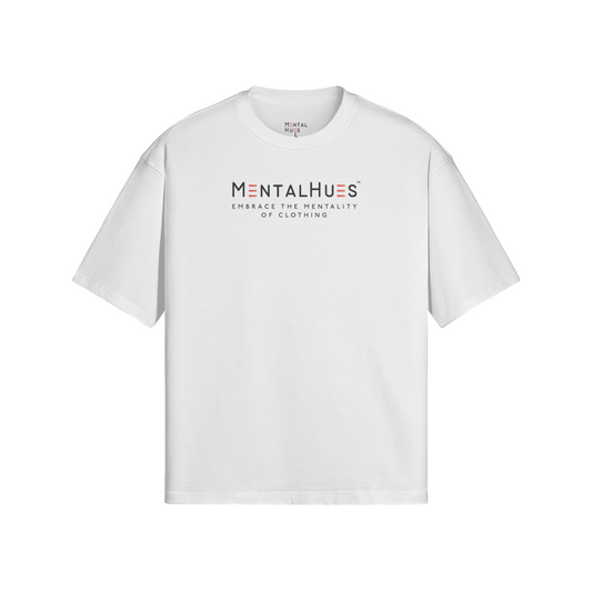 Mental Hues Boxy T-Shirt White