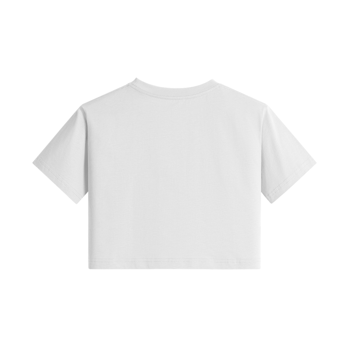 Mental Hues Crop T-Shirt White