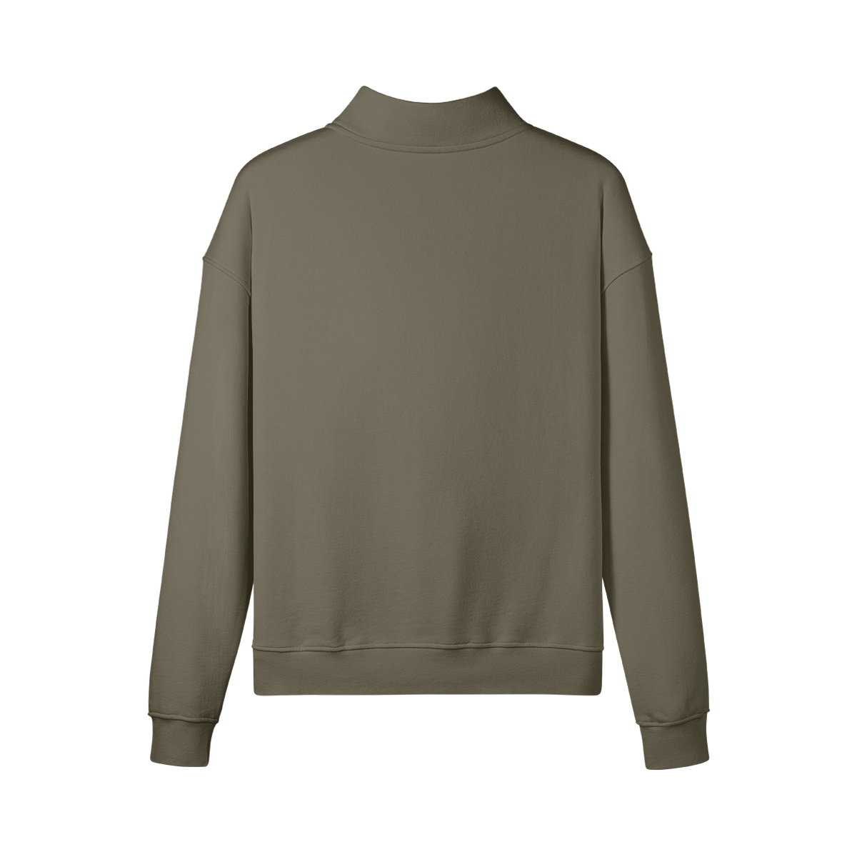 Mental Hues Half-Zip Fleece Sweatshirt MH Camel