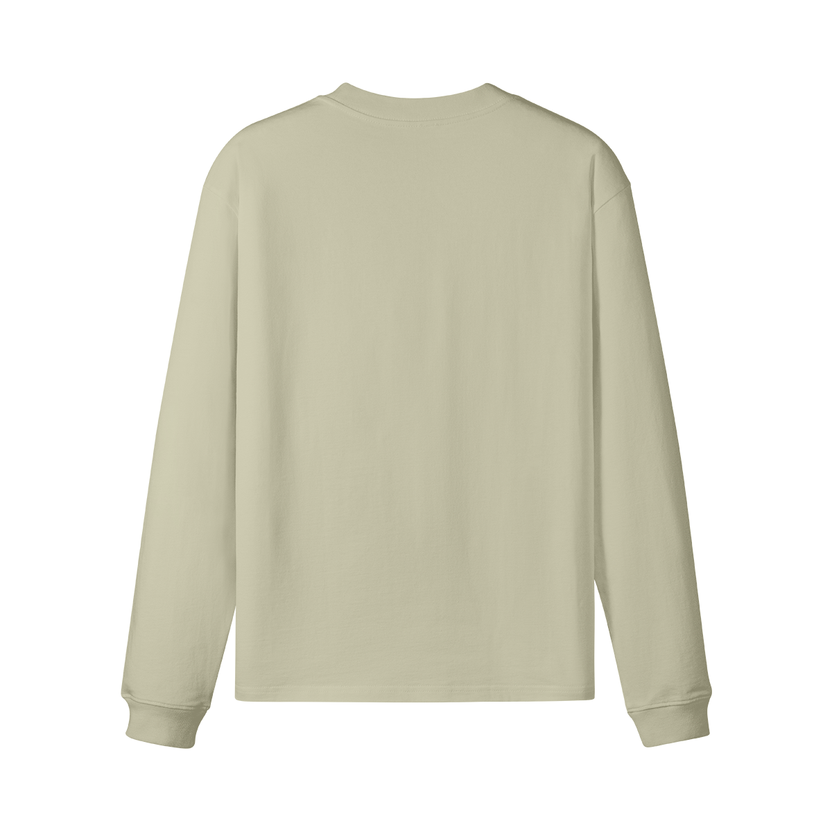 Mental Hues Loose Long Sleeve Tee C Matcha Green